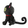 vue côté de la Peluche Petit Chat Noir Chauve-Souri