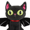 Détails de la Peluche Petit Chat Noir Chauve-Souris