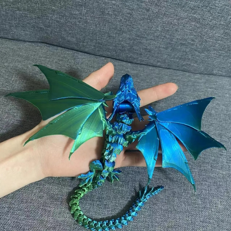 Figurine Dragon Volant Animé Imprression 3D - 3 Couleurs au choix !