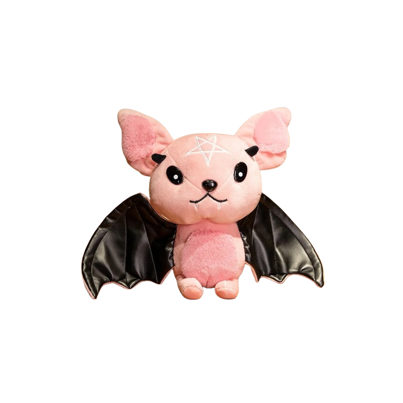 Peluche Chauve-Souris Démon Gothique Mignone Couleur Rose