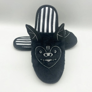 Pantouffles Gothique Chauve-Souris Vampiree