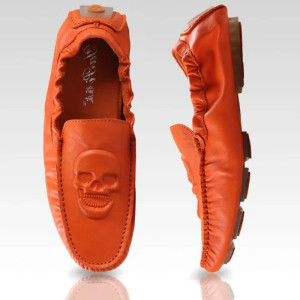 Mocassins Tête de Mort pour Hommes en Cuir - Multi-couleurs Disponible