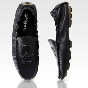 Mocassins Tête de Mort pour Hommes en Cuir - Multi-couleurs Disponible
