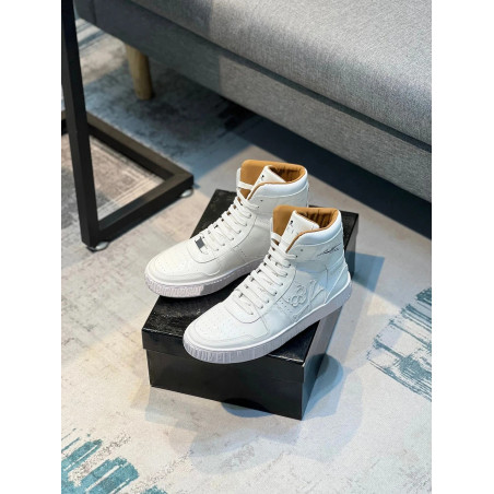 Sneakers Tête de Mort motf Skull Pirates Homme couleur blanche