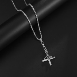 Collier avec crucifix inversé model 2