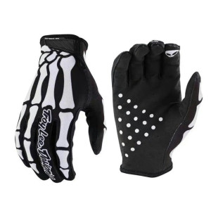 Magnifique Gants cyclisme VTT vélo moto  haut de gamme motif main squelette couleur noir