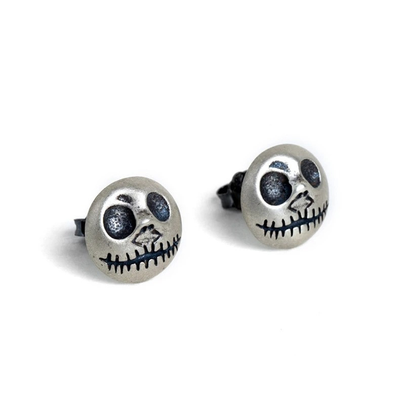 Côté Boucles d'Oreille de créateur Tête de Mort Crâne Nightmare