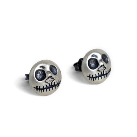 Côté Boucles d'Oreille de créateur Tête de Mort Crâne Nightmare