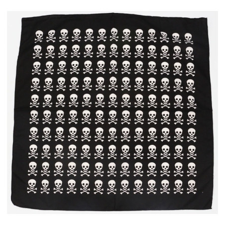 Bandana tête de mort crâne de pirates multiples