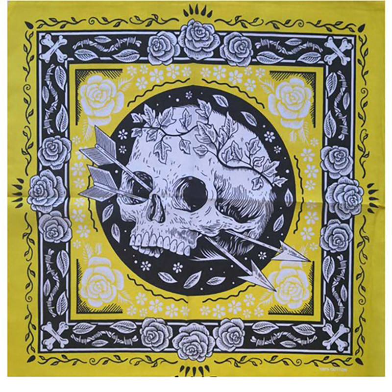 Bandana tête de mort crâne couronne mortuaire