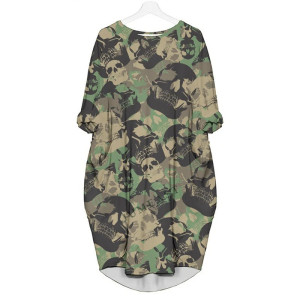 Robe Camouflage Militaire Urbain Tête de Mort modèle 3