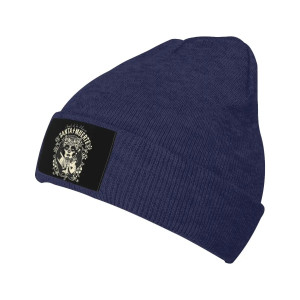 Bonnet Santa Muerte Doux couleur Blue marine