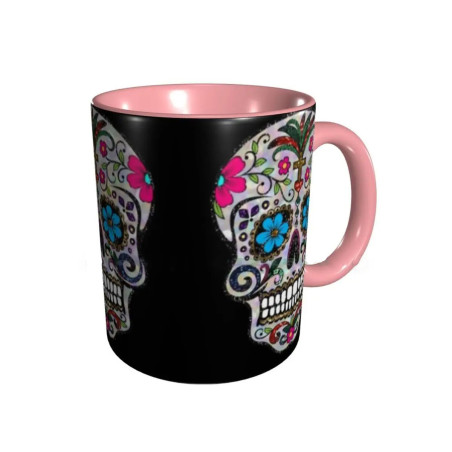Mug Tête de Mort Mexicaine couleur Rose