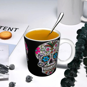 Magnifique Mug Tête de Mort Mexicaine