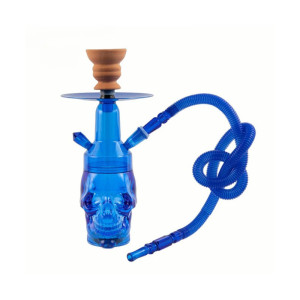 Chicha Tete de Mort Lumineuse couleur bleu