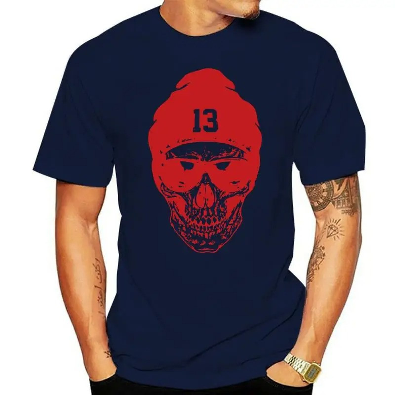 T-shirt Tête de mort Skull 13 - XIII couleur Bleu marine