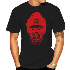 T-shirt Tête de mort Skull 13 - XIII couleur noir