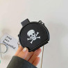 Magnifique Sac Skull Pirate Jolly Roger Mini Sac à bandoulière avec miroir de poche