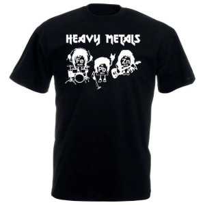 T-shirt Heavy Metal Rock des Éléments - Les Icônes du Métal