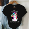 T-shirt Licorne Fluff You pour Femme - Humour Sarcastique