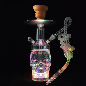 Magnifique Chicha Tete de Mort Lumineuse