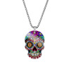 Pendentif Tête de Mort Mexicaine | 4 Designs Colorés | Bijoux Uniques