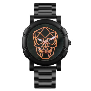 Montre Tête de Mort Skullfire Watch modèle Orange