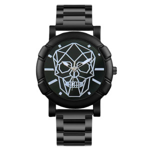 Montre Tête de Mort Skullfire Watch modèle Noir
