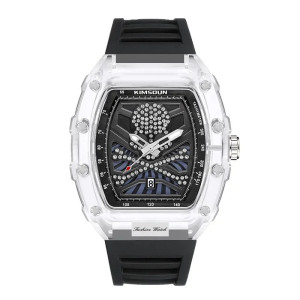 Montre Tête de Mort Crânes Cadran des Damnés couleur Noir