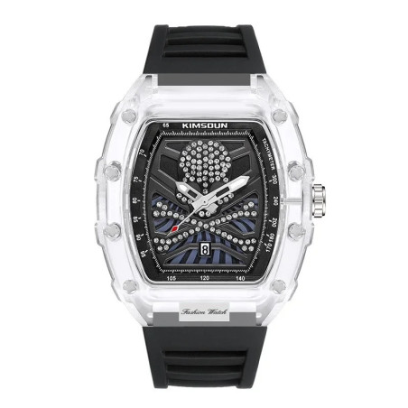 Montre Tête de Mort Crânes Cadran des Damnés couleur Noir