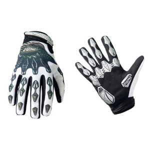 Gants Tête de Mort Main Squelette Aura Mystique couleur blanc