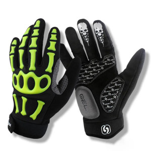 Détails des Gants Tête de Mort Mains Squelettique Radiance Nocturne pour VTT et Vélo