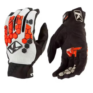 Gants Mains Squelette Géométrique Couleur Rouge