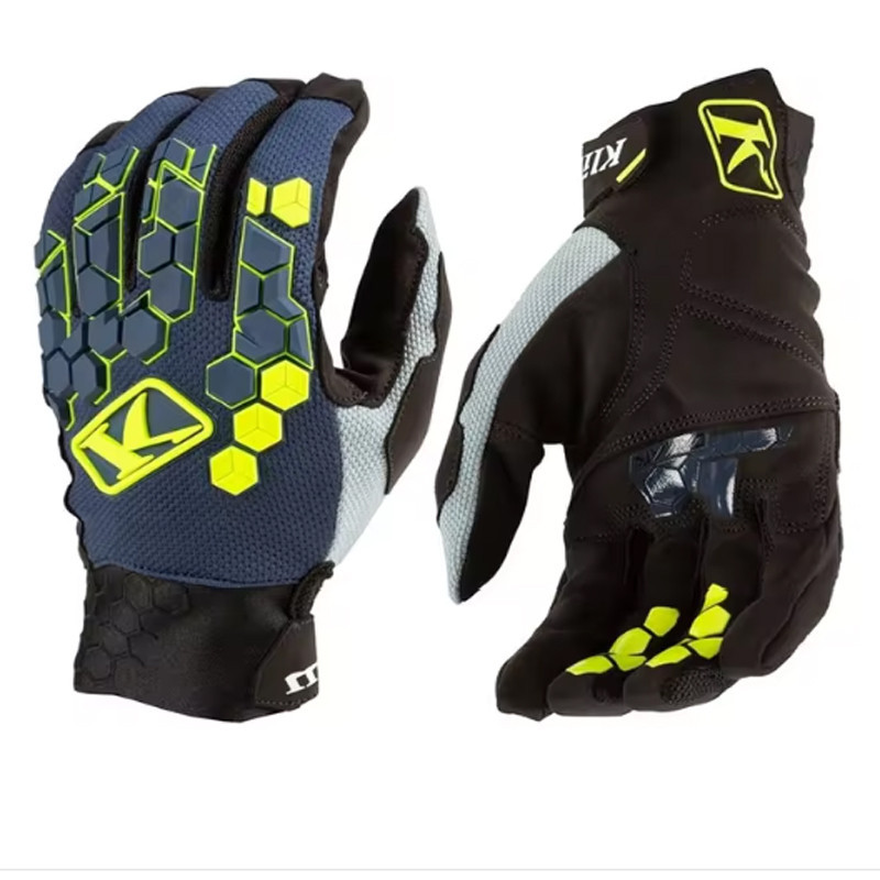 Gants Mains Squelette Géométrique Couleur Jaune