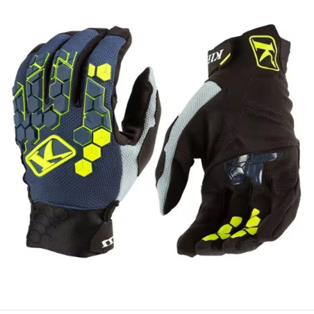 Gants Mains Squelette Géométrique Couleur Jaune