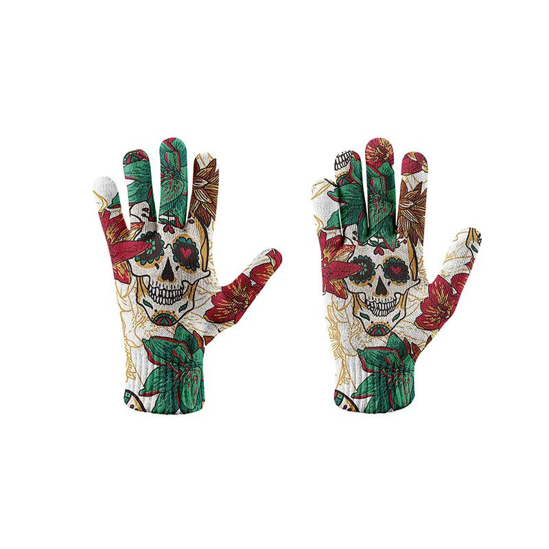 Gants Tête de Mort Jardin Exotique