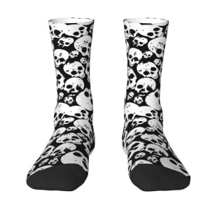 Chaussettes Tête de Mort Mosaïque Macabre