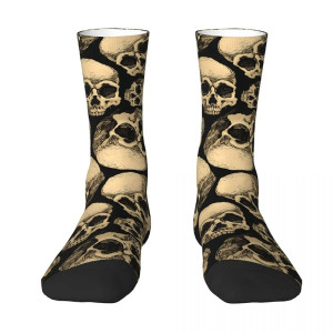 Vue Face des Chaussettes Tête de Mort Crânes Vintage catacombes