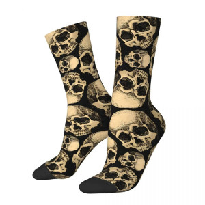 Chaussette Tête de Mort Crânes Vintage catacombes