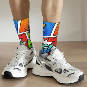 Magnifiques Chaussettes Skate Pop Art BD Dynamique