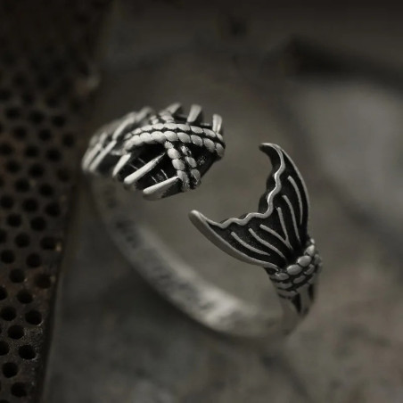 Détails de la Bague Griffes de la Mer Profonde
