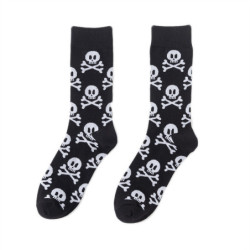 Chaussettes tête de mort pirates rigolote