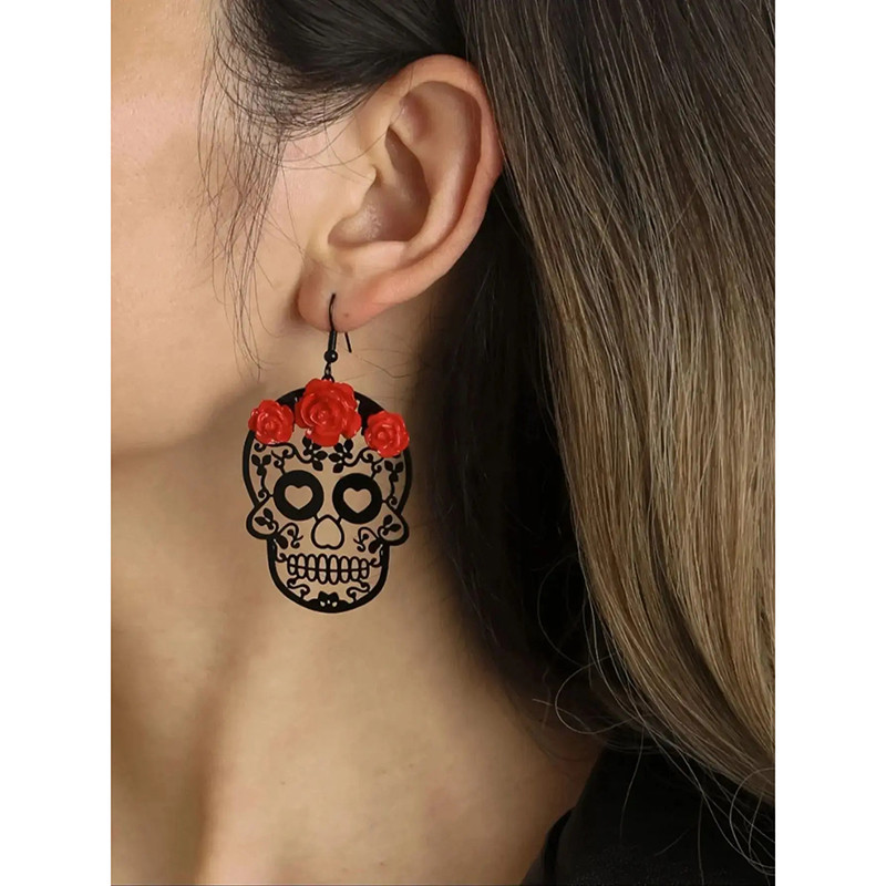 Boucles d'oreilles Crânes "Calavera"