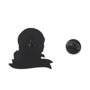 Face arrière Pins Gothique Humour Crâne "Dead Inside But..." - 6 modèles au choix