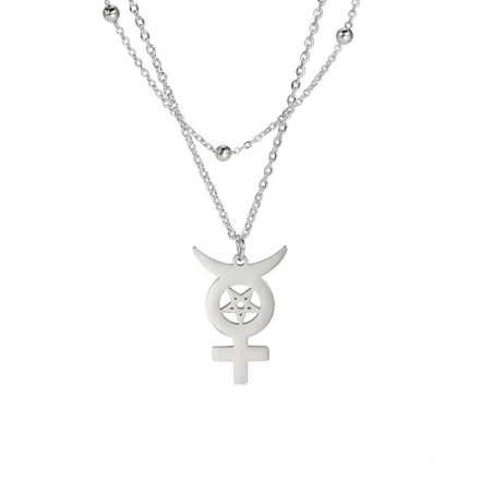 Collier Sceau de Lilith de couleur Argent