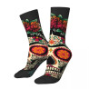 Chaussettes Tête de Mort Floral Día de los Muertos