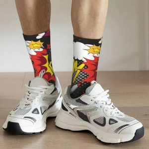 Magnifiques Chaussettes Skate  Bang Pop Art