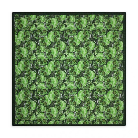 Bandana Crânes Verts - Style Toxique et Rebel