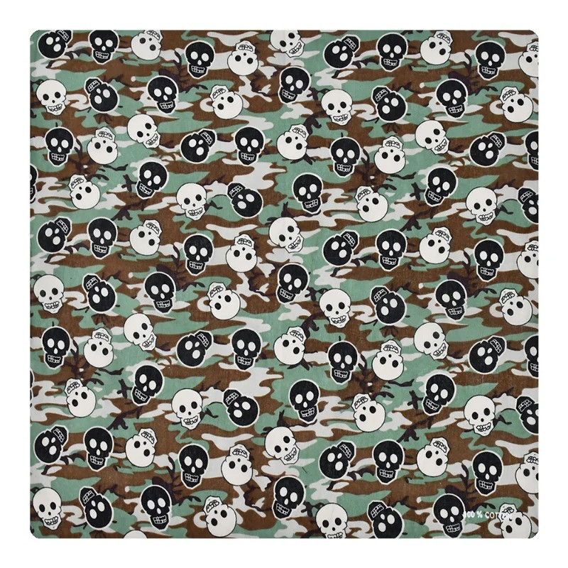 Bandana camouflage crânes militaires