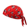 Foulard de Cycliste Pirate Rouge - Aventure et Style en Mouvement